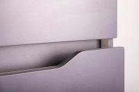 Тумба с раковиной Orange Line 100 Li-100Tug+Ra подвесная Графит матовый — фото 8, Тумбы с раковиной