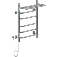 Электрический полотенцесушитель Ника Way-3 60/40 с полкой Хром — фото 1, Электрические полотенцесушители