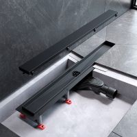 Душевой лоток AM.PM MasterFlow 70 W01SC-U11-070-04BM с Черной матовой решеткой / под плитку Tile — фото 20, Душевые лотки