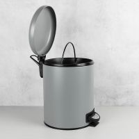 Товар: Ведро для мусора Fixsen HoReCa FX-34024K Серое - фото 3 Ведро для мусора Fixsen HoReCa FX-34024K Серое — фото 3, Мусорные ведра