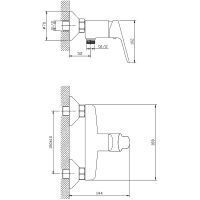 Смеситель для душа Splenka Хром арт-S07.20 — фото 2, Смесители для душа без лейки