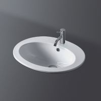 Раковина Simas Top E Lavabi D Arredo 54 S52bi*1 Белая — фото 3, Раковины встраиваемые сверху