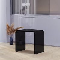 Стульчик для ванной Veconi ST-1TB ST-AC-1TB Черный полупрозрачный — фото 2, Сиденья