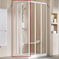 Душевая дверь Ravak Supernova ASRV3-80 198 15V401R2Z1 профиль Белый стекло Transparent — фото 1, Раздвижные душевые двери