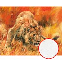 Фреска Ortograf Животные 7307 Фактура бархат FX Флизелин (3,4*2,7) Оранжевый, Животные/Живопись — фото 1, Фрески