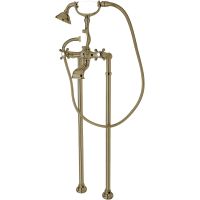 Смеситель для ванны Cezares Golf-VDP-02-Bi Бронза — фото 1, Смесители напольные