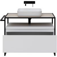 Товар: Тумба под раковину Allen Brau Priority 100 1.31003.WM Белая матовая - фото 5 Тумба под раковину Allen Brau Priority 100 1.31003.WM Белая матовая — фото 5, Мебель для ванной