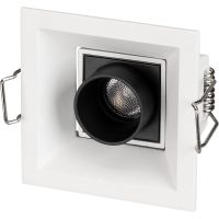 Товар: Встраиваемый светильник Arlight Orient 031927 Черный Белый - фото 1 Встраиваемый светильник Arlight Orient 031927 Черный Белый — фото 1, Точечные светильники