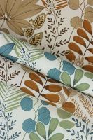 Обои RASCH Garden 465310 Винил на флизелине (0,53*10,05) Бежевый/Зеленый/Розовый, Листья/Цветы — фото 2, Обои для стен