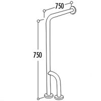 Товар: Поручень для унитаза Creavit TB200 Хром - фото 4 Поручень для унитаза Creavit TB200 Хром — фото 4, Аксессуары для ванной
