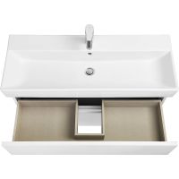 Тумба под раковину Roca Oleta 100 A857641806 подвесная Белый глянец — фото 3, Тумбы под раковину