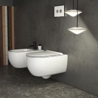 Товар: Унитаз Globo Mode MES02BI подвесной без сиденья - фото 3 Унитаз Globo Mode MES02BI подвесной без сиденья — фото 3, Унитазы