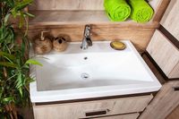 Тумба под раковину Бриклаер Техас 100 4627125412882 Дуб кантри Венге — фото 2, Мебель для ванной