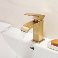 Смеситель для раковины Gappo G07-4 G1007-4 Бронза — фото 10, Смесители для раковины