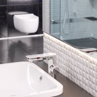 Смеситель для раковины Berges Morans с термостатом Хром арт-076001 — фото 8, Смесители для раковины