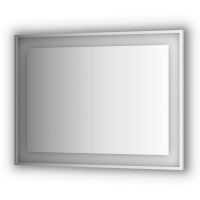 Зеркало Evoform Ledside 90х120 Сталь — фото 1, Мебель для ванной