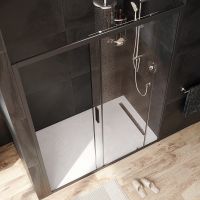 Товар: Душевая дверь AM.PM Gem 150 W90G-150-1-195BT профиль Черный матовый стекло прозрачное - фото 3 Душевая дверь AM.PM Gem 150 W90G-150-1-195BT профиль Черный матовый стекло прозрачное — фото 3, Душевые двери в нишу