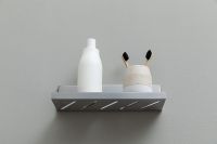 Металлическая полка Aquanet Магнум 30 334113 Сталь браш — фото 15, Полки для ванной и душа