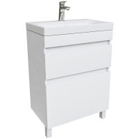 Тумба с раковиной Iddis Zodiac 60 ZOD6CBFi95K Белая — фото 1, Тумбы с раковиной