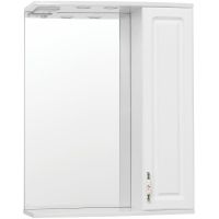 Зеркало со шкафом Style Line Олеандр 2 Люкс 65 ЛС-00000050 с подсветкой Белое — фото 1, Зеркальные шкафы в ванную