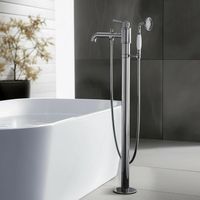 Смеситель для ванны Aquatek Классик Хром арт-AQ1545CR — фото 5, Смесители напольные