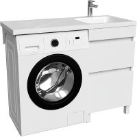 Тумба под раковину Iddis Optima Home 110 OPH110Bi95 Белый — фото 1, Тумбы под раковину