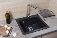 Товар: Кухонная мойка Reflection Mini 50 RX1150СL Уголь - фото 4 Кухонная мойка Reflection Mini 50 RX1150СL Уголь — фото 4, Кухонные мойки