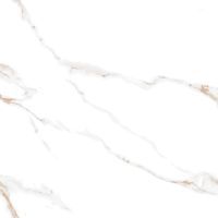 Керамогранит Ceradim Calacatta Sharp Gold белый полированный 60х60 см — фото 1, Керамогранит