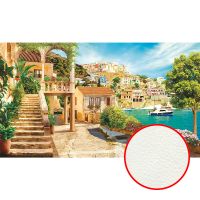 Фреска Ortograf Городской пейзаж 5173 Фактура флок FLK Флизелин (4,7*2,7) Бежевый/Разноцветный, Город/Пейзаж — фото 1, Фрески