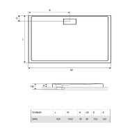 Акриловый поддон для душа Excellent Zero 140х90 BREX.1203.140.090.WHN Белый — фото 5, Душевые поддоны