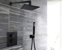 Верхний душ Paffoni Syncro King 30 ZSOF078NO Черный матовый — фото 3, Душевое оборудование. Душевая программа