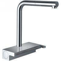 Смеситель для кухни Hansgrohe Aquno Select M81 73830000 Хром — фото 1, Смесители для кухни