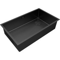 Кухонная мойка Paulmark Next-Skew 74 Uni PM887444-MBN Черная матовая — фото 2, Кухонные мойки