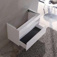 Тумба под раковину Keuco Stageline 100 32872 300000 подвесная Белая — фото 4, Мебель для ванной