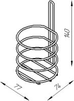 Стакан для зубных щеток DIWO Смоленск ПК14802 Хром — фото 10, Мыльницы