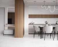 Керамогранит Ceradim Carrara Excellent Silver белый матовый 60х120 см — фото 7, Керамогранит