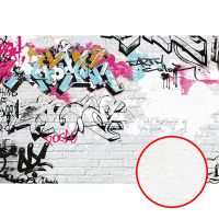 Фреска детская Ortograf Детские 3623 Фактура бархат FX Флизелин (4*2,7) Белый/Разноцветный, Надписи — фото 1, Фрески