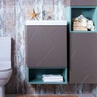 Товар: Ниша для тумбы Бриклаер Кристалл 50 4627125414817 Муссон - фото 2 Ниша для тумбы Бриклаер Кристалл 50 4627125414817 Муссон — фото 2, Мебель для ванной