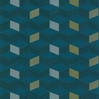 Обои Lutece Les Essentiels 11210901 Винил на флизелине (0,53*10,05) Бирюзовый, Геометрия — фото 1, Обои для стен