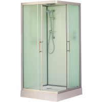 Душевая кабина Esbano ES-100CKR 100x100 ESKB100CKR без гидромассажа — фото 1, Душевые кабины