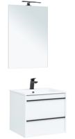 Комплект мебели для ванной Aquanet Lino 60 271951 подвесной Белый матовый — фото 3, Комплекты мебели для ванной