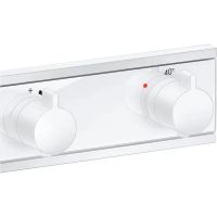 Товар: Смеситель для душа Hansgrohe RainSelect 15384700 с термостатом Белый матовый - фото 2 Смеситель для душа Hansgrohe RainSelect 15384700 с термостатом Белый матовый — фото 2, Смеситель для душа