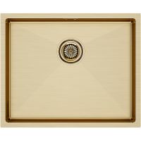 Кухонная мойка Paulmark Next 54 Uni PM215444-BG Брашированное золото — фото 1, Кухонные мойки