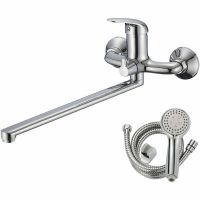 Смеситель для ванны WesnaArt Luch LUC15-320 универсальный Хром — фото 1, Смеситель для ванны