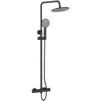 Товар: Душевая система WellWant by Agger Nero WWDS0W4428125B с термостатом Черная - фото 1 Душевая система WellWant by Agger Nero WWDS0W4428125B с термостатом Черная — фото 1, Душевые стойки