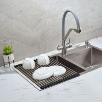 Ролл-мат Ростовская Мануфактура Сантехники Sush-2BL Черный — фото 3, Сушилки для кухонных моек