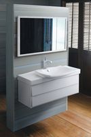 Зеркало Jacob Delafon 100 EB1442-NF с подсветкой с подогревом и ИК-выключателем — фото 3, Зеркала в ванную комнату