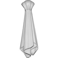 Орнамент Европласт 4.99.002 28x165x52 мм — фото 1, Фасадный декор