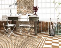 Керамическая плитка Ceramica Ribesalbes Antigua Base Blanco PT01949 напольная 20х20 см — фото 2, Керамическая плитка