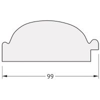 Зеркало Evoform Octagon 63х63 в багетной раме - Византия серебро 99 мм арт-BY 7372 — фото 4, Зеркала в ванную комнату